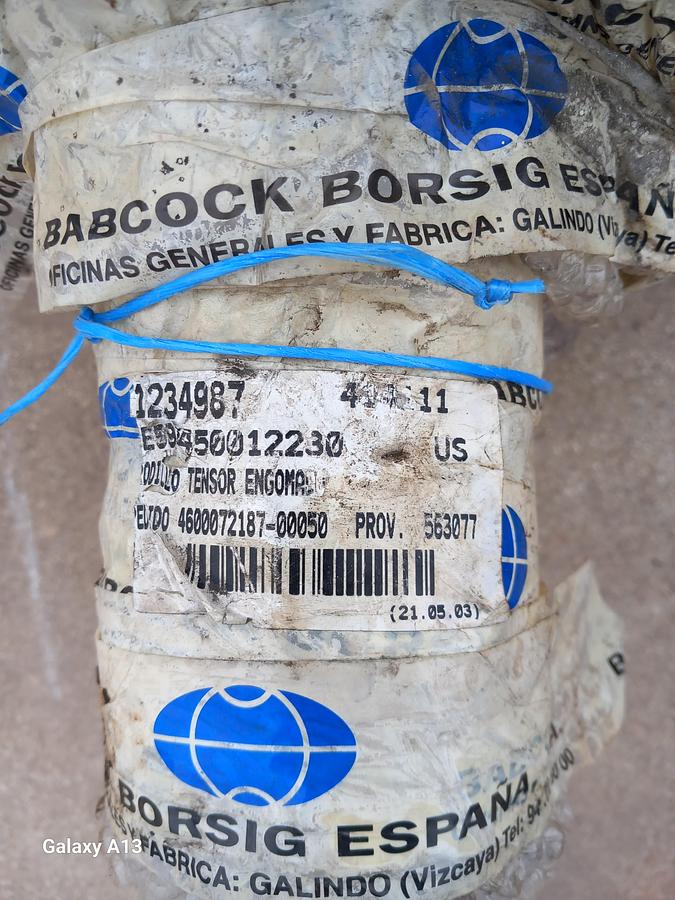 Used Tambor de acionamento com banda de rodagem lisa 630 x 1600