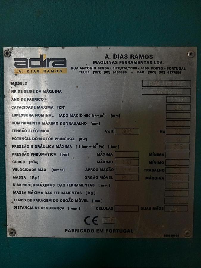Used Quinadeira ADIRA 50 ton, modelo QHD-5020-CB