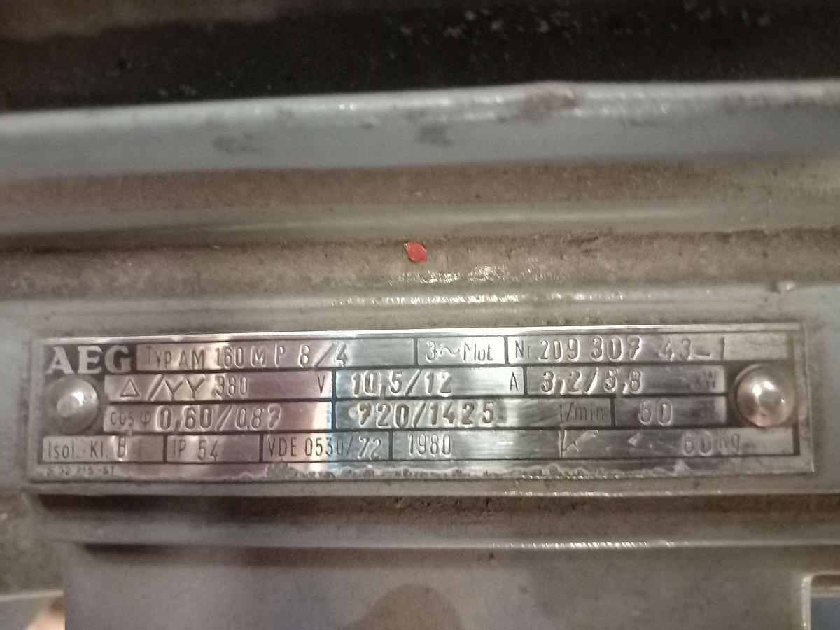 Used Motor elétrico AEG AM 160 M P 8/4