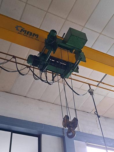Used Ponte rolante MBM de 5 ton 15 metros