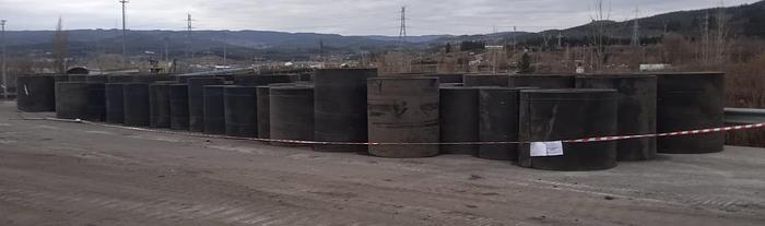 Used Tela de borracha usada