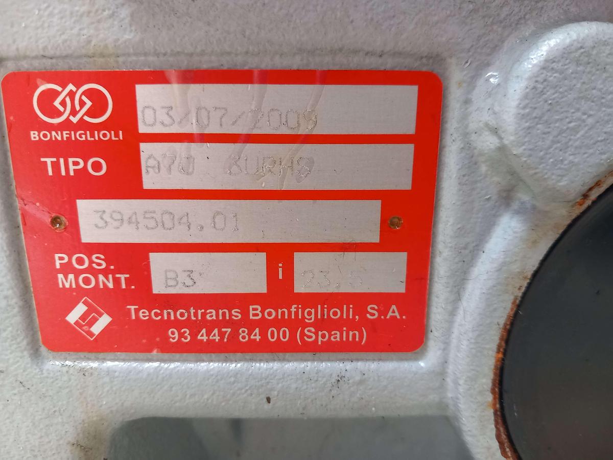 Used Motor com caixa redutora Bonfiglioli A70-3URHS