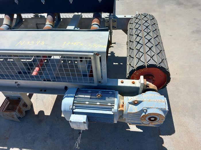 Usado Tapete transportador de 17 metros