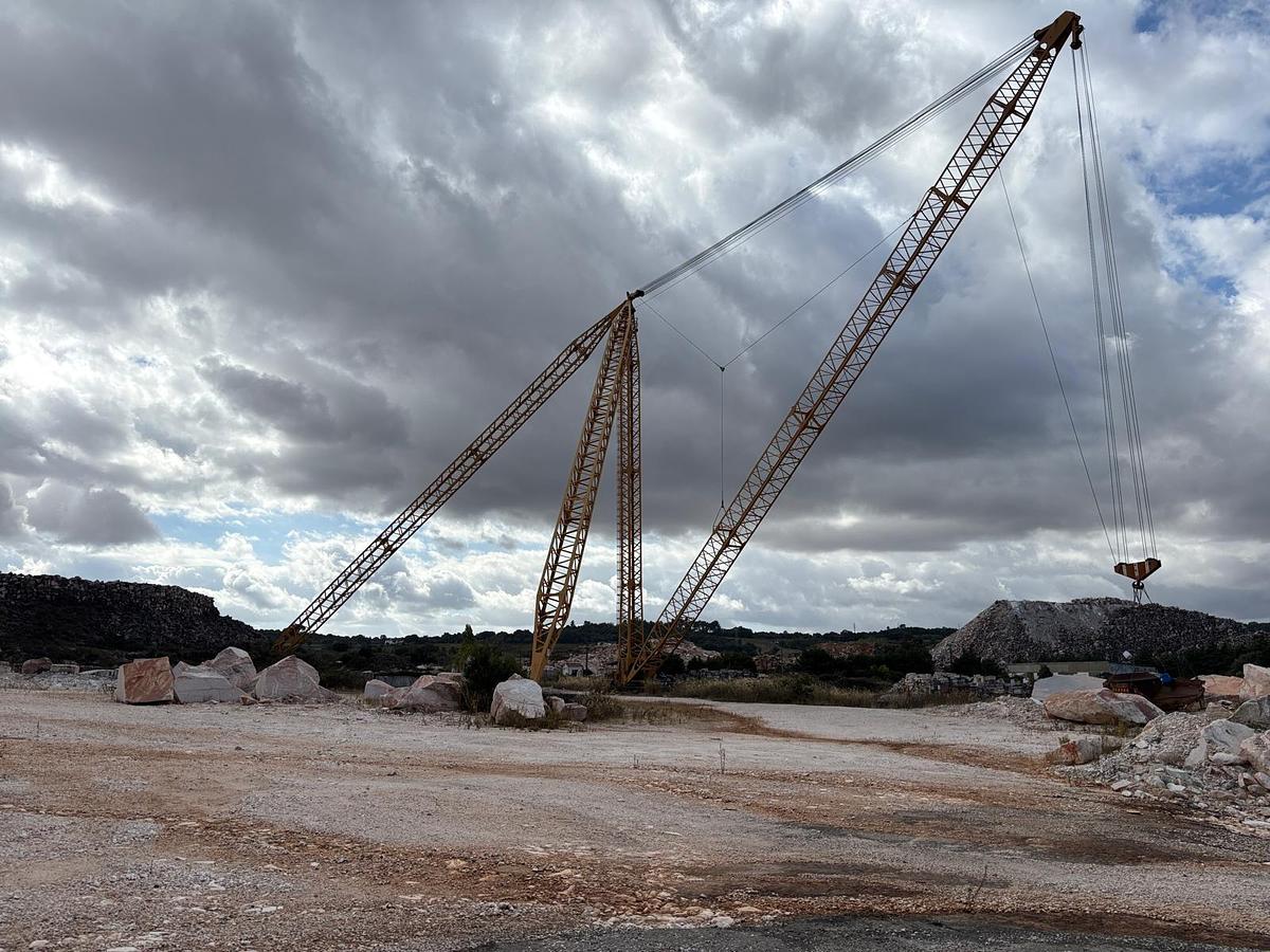 Used Grua DERRICK de 50 toneladas para pedreiras