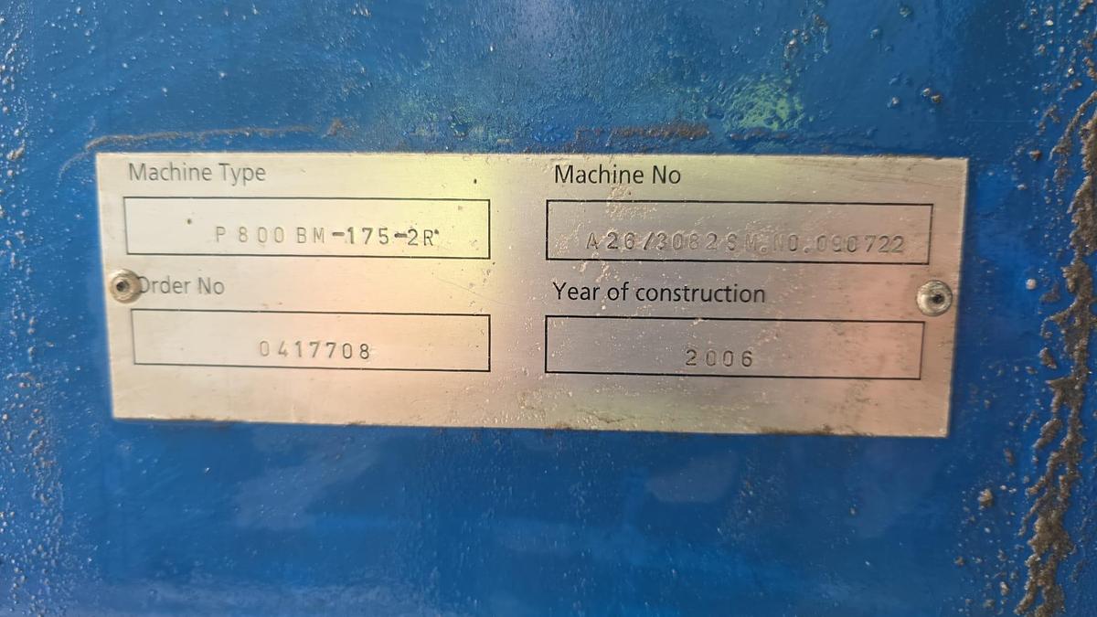 Used Peletizador industrial Andritz Paladin P800