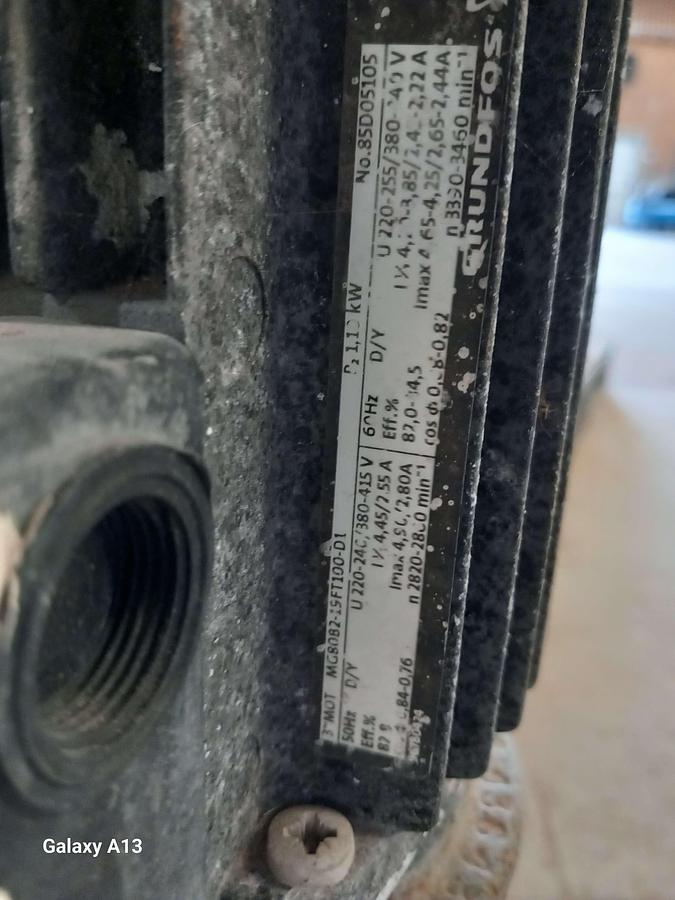 Used Motor con bomba GRUNDFOS CRN 5-8
