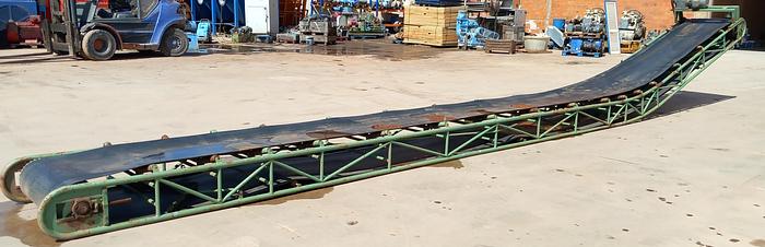 Used Tapete transportador curvado de 11 mt