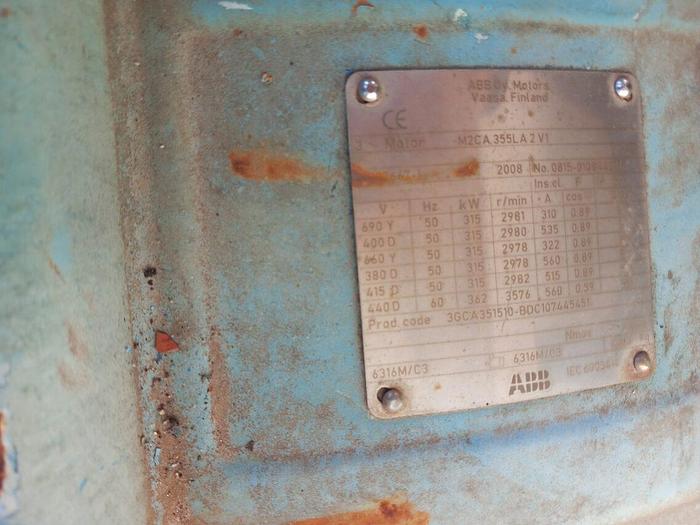 Used Motor ABB 315 kW