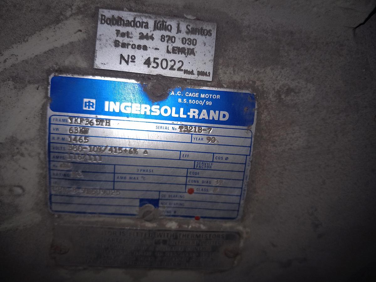 Used Compressor Ingersoll Rand SSR MH-55