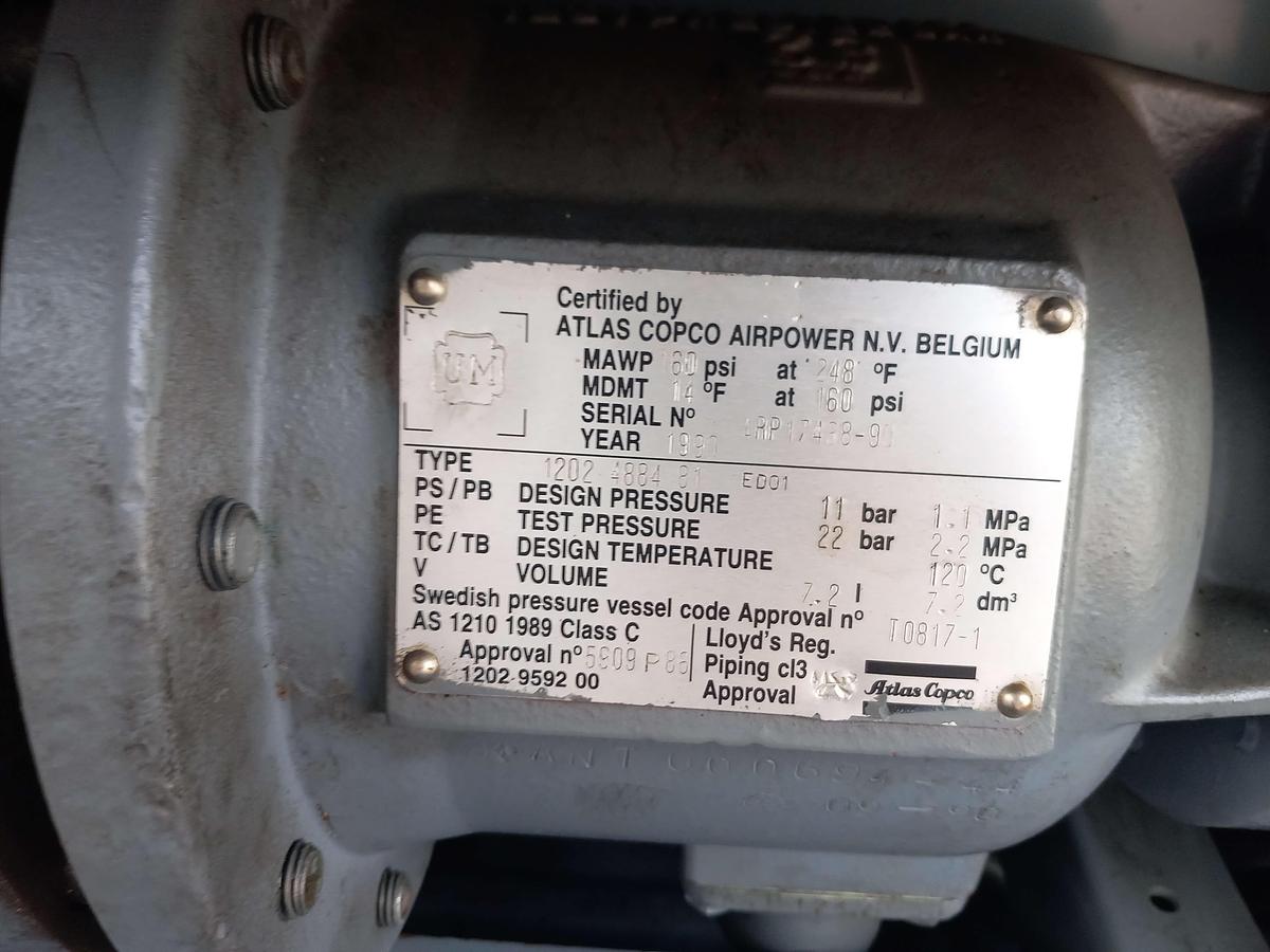 Used Compressor Atlas Copco ZR3