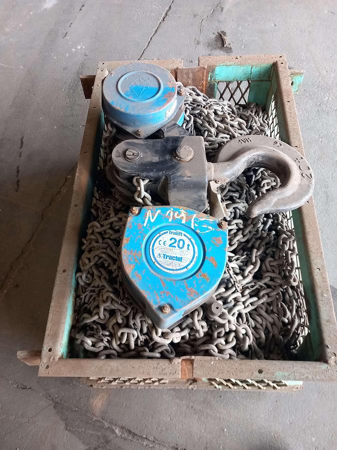 Used Guincho manual Tractel 20Tn