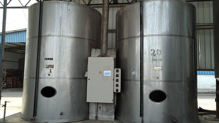 Usado Depósito de inox de 20.000 litros