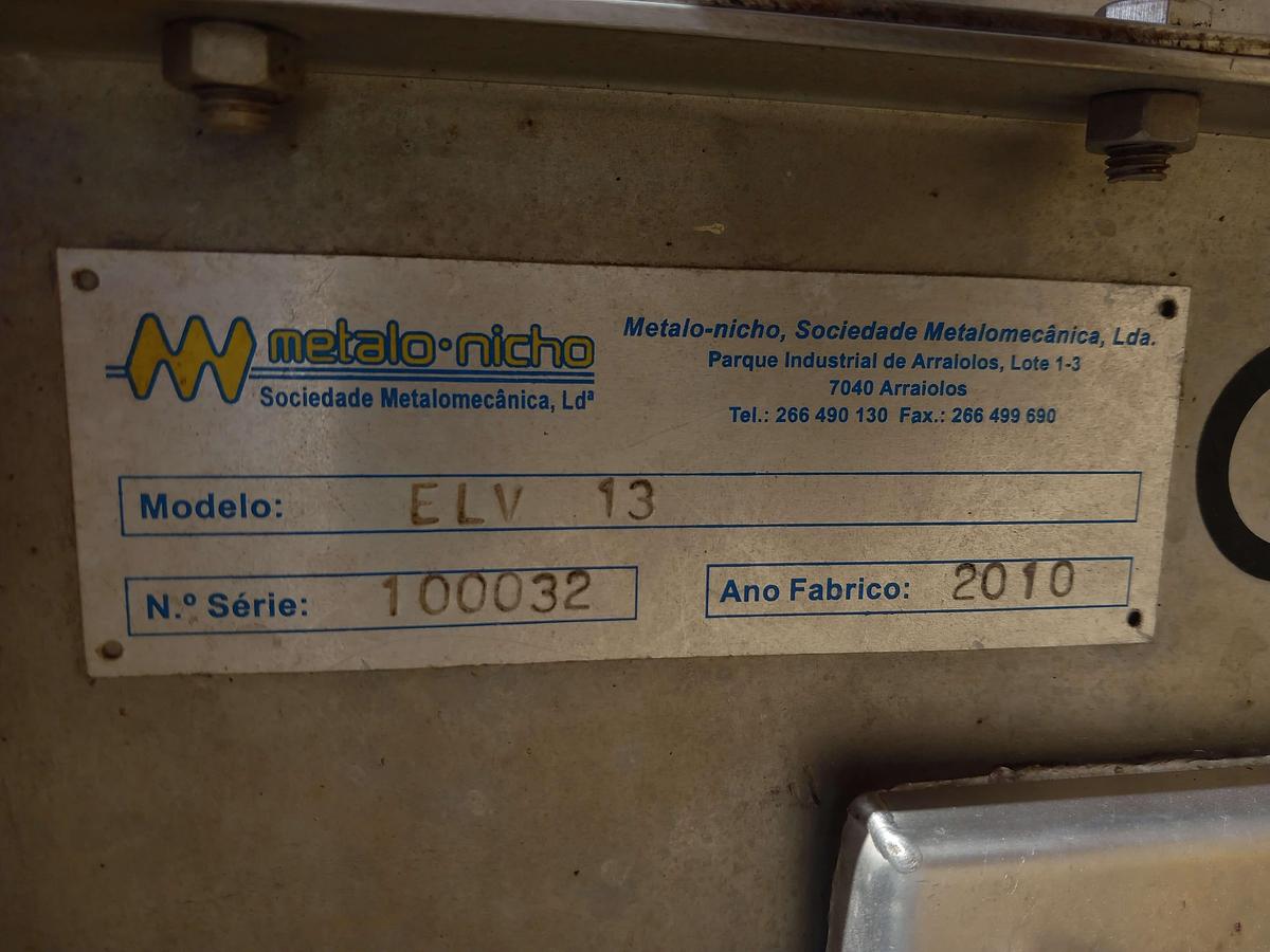 Used Alcatruz inox Metalo-nicho Elv 13 de 12 mt