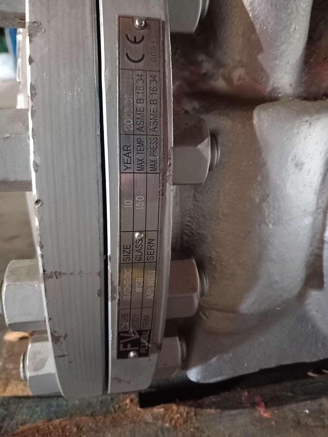 Used 2008 Valvula borboleta Fluval WCB DN-250