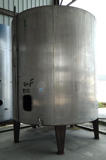 Usado Reservatório de Inox de 20.000 Lt
