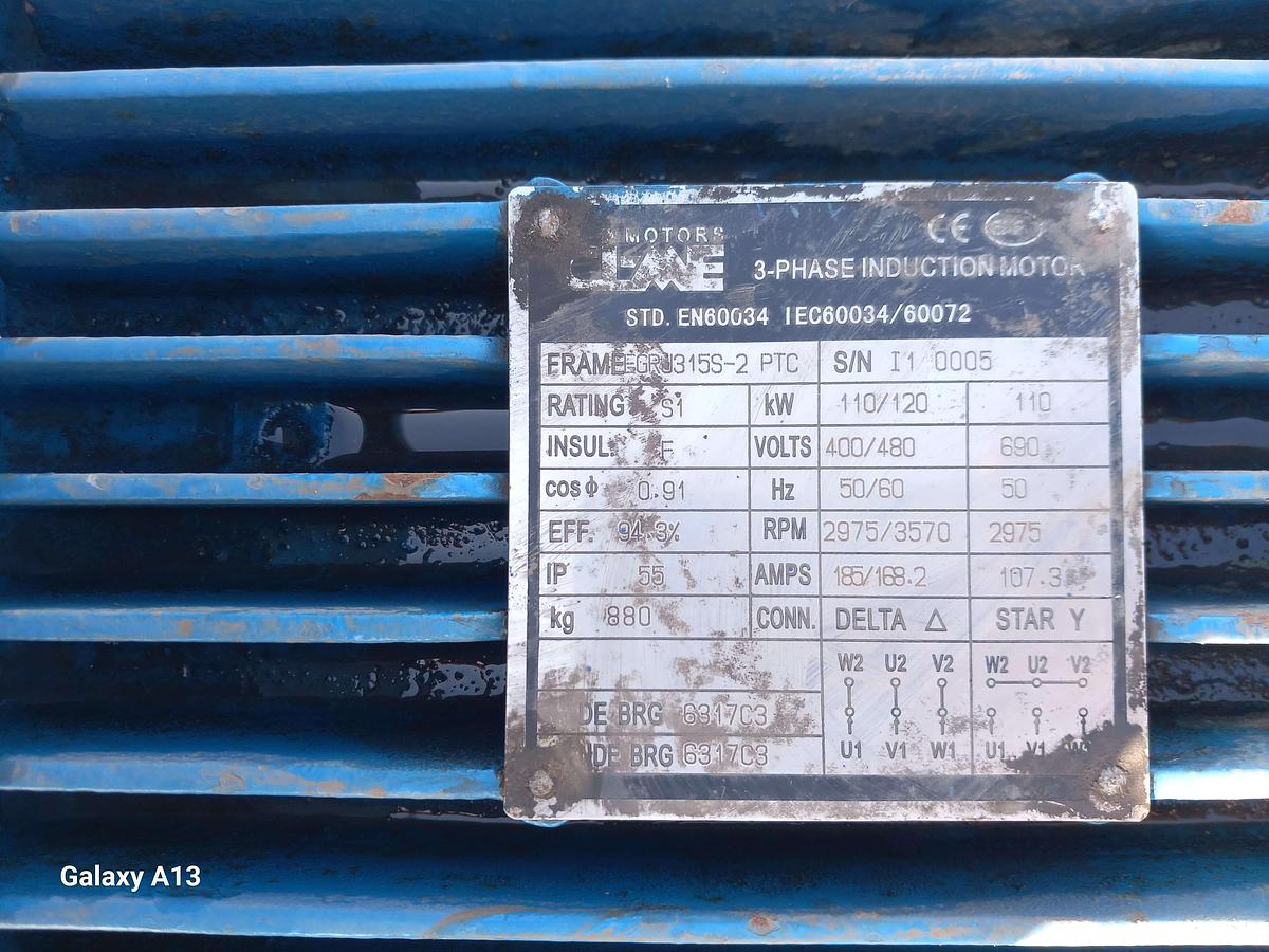 Used Motor com bomba ZEDA  ZNI-100-250