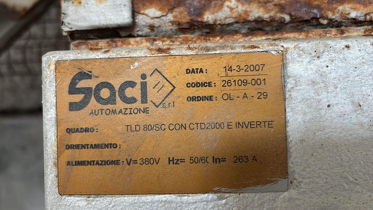 Used Engenho de 80 Lâminas BARSANTI MACHINE TLD 80SC