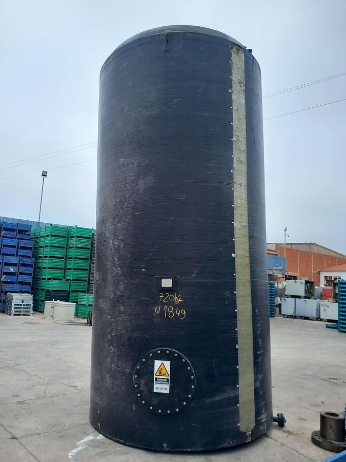 Used Reservatório de fibra de 25000 litros
