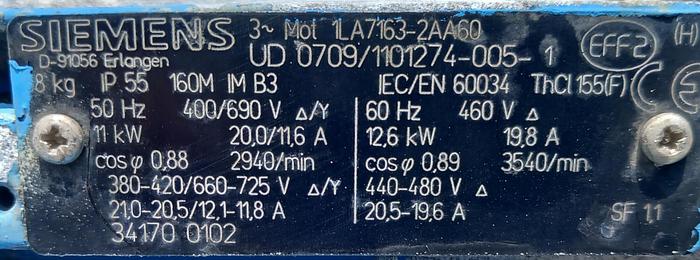 Used Ventilador de 11kw