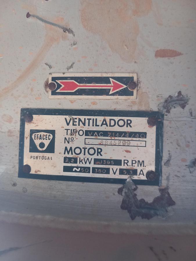 Used Ventilador EFACEC de 2,2 Kw