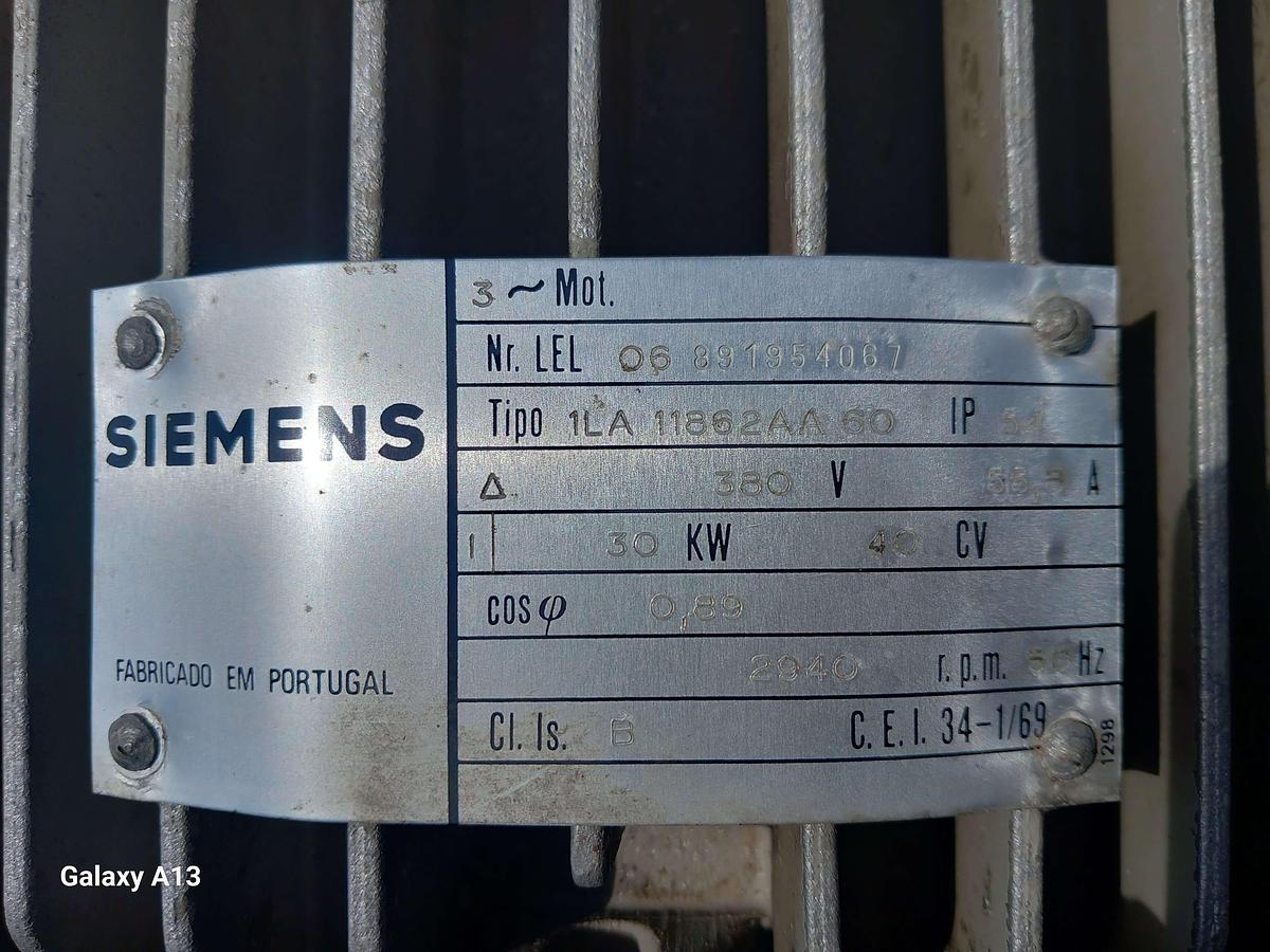Used Motor elétrico Siemens 1LA 11862 AA 60