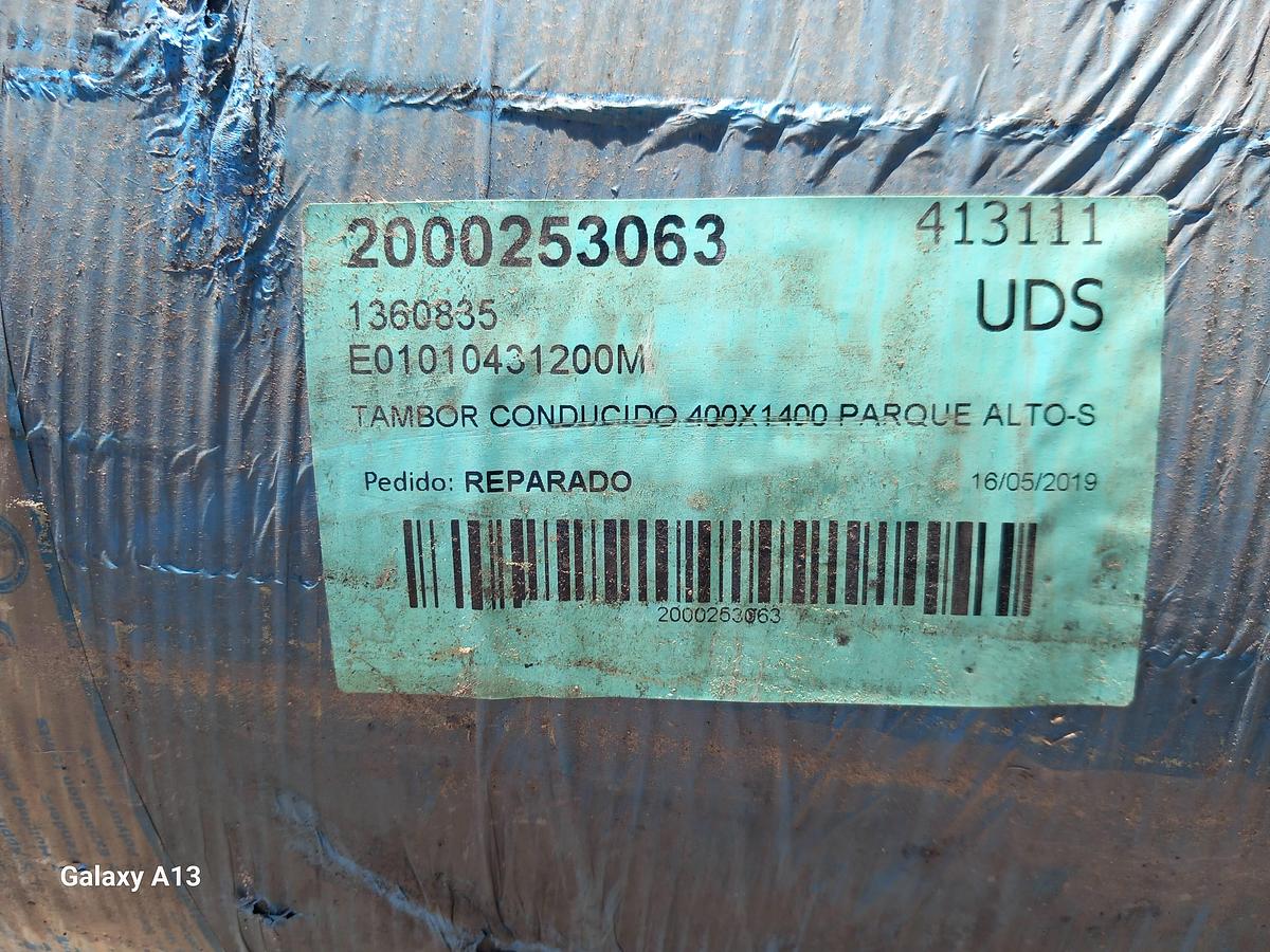 Used Tambor de acionamento com banda de rodagem lisa 400 x 1400