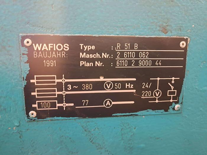 Used Máquina de corte de arame WAFIOS modelo R 51B