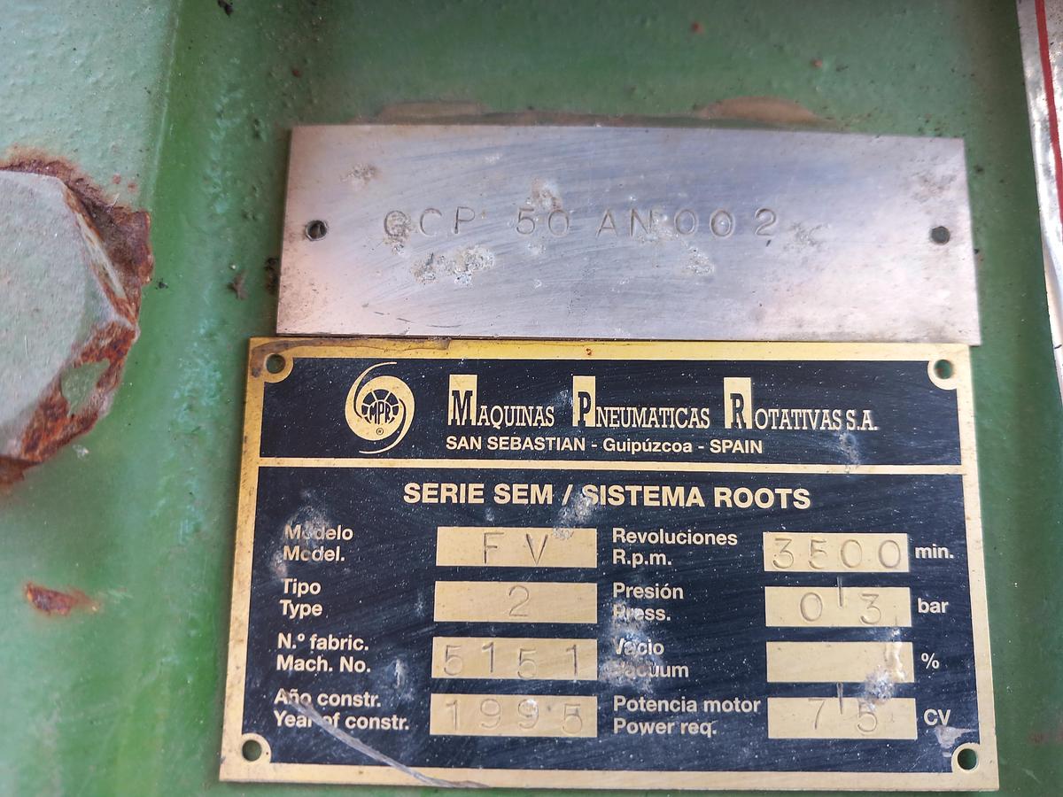 Used Soprador MPR  S.A. FV-2