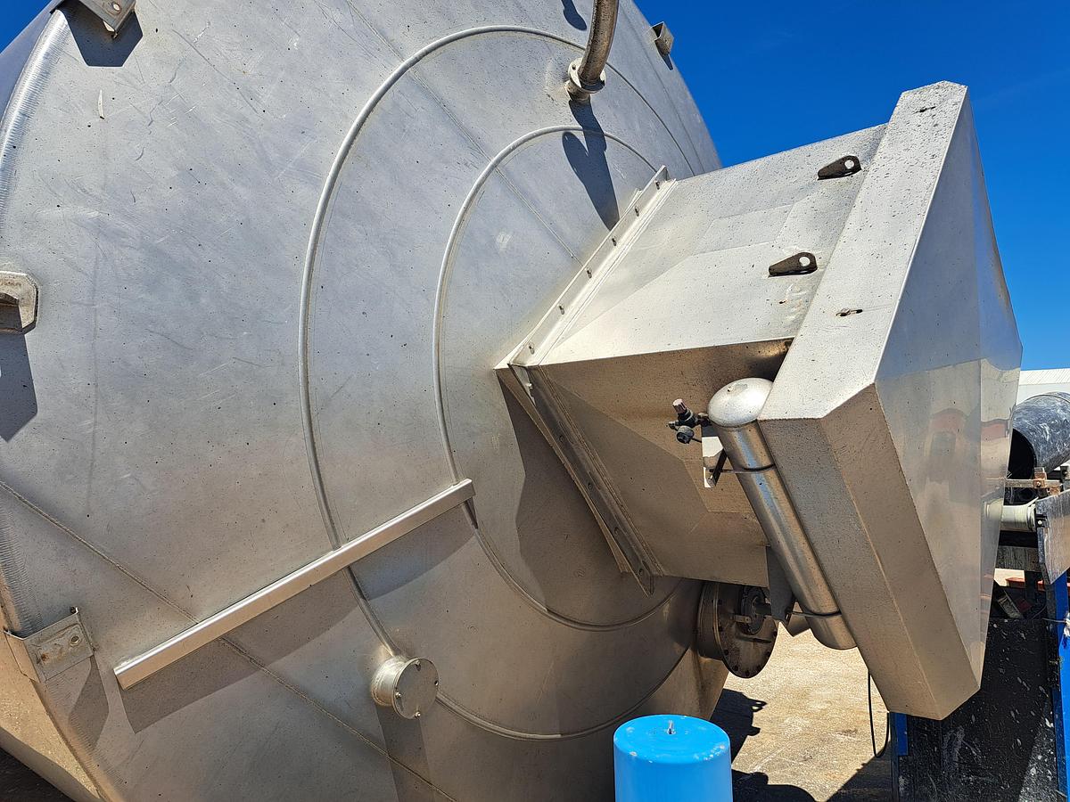 Used Silo de inox para cimento ou massas finas