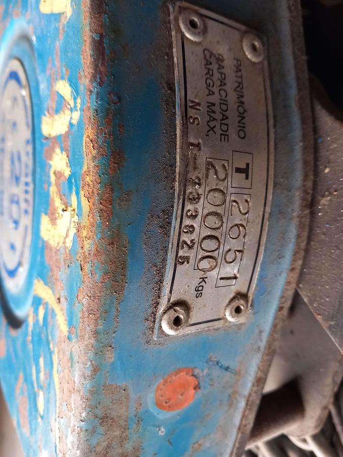 Used Guincho manual Tractel 20Tn