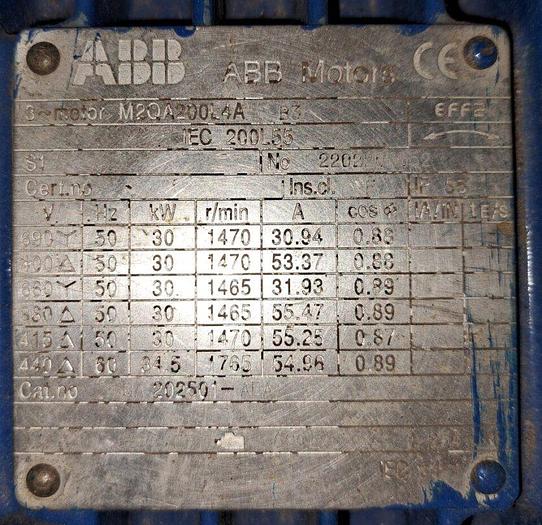 Used Motor ABB 30 kW
