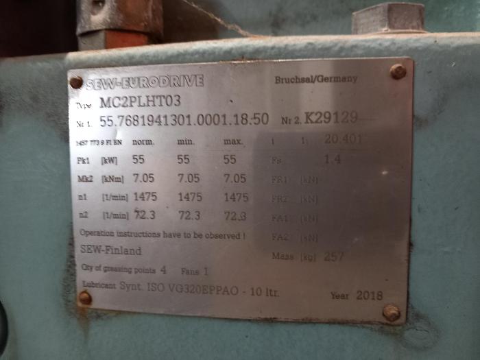 Used Moinho de martelos triturador de sucata DANIELI LYNXS