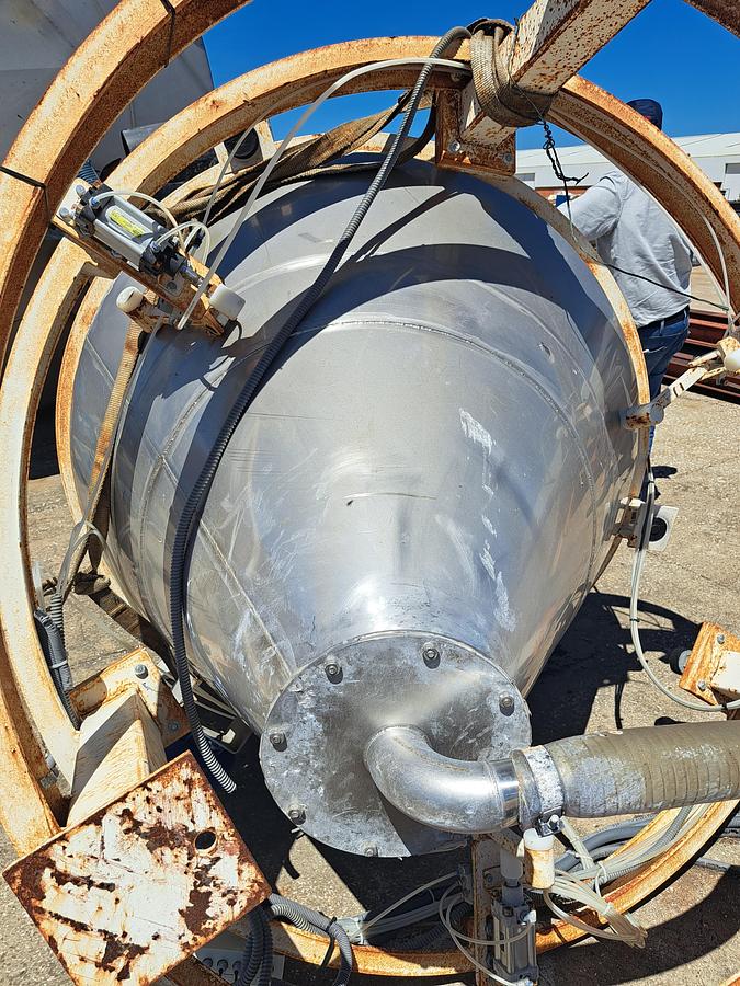 Used Silo de inox para cimento ou massas finas