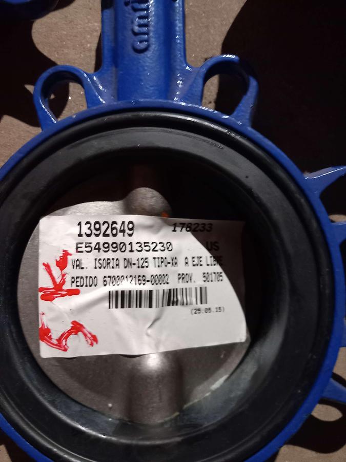 Used Valvula borboleta manual Amir.Ksb DN-125