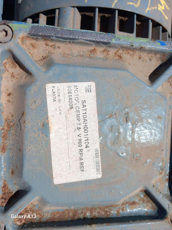 Used Motor elétrico industrial 7,5 CV