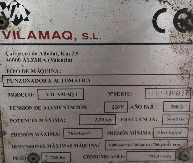 Usado Punçonadora automática VILAMAQ