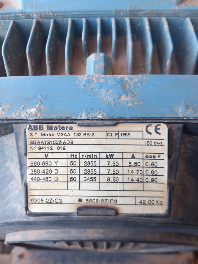 Used Ventilador SODECA de 7,5 Kw