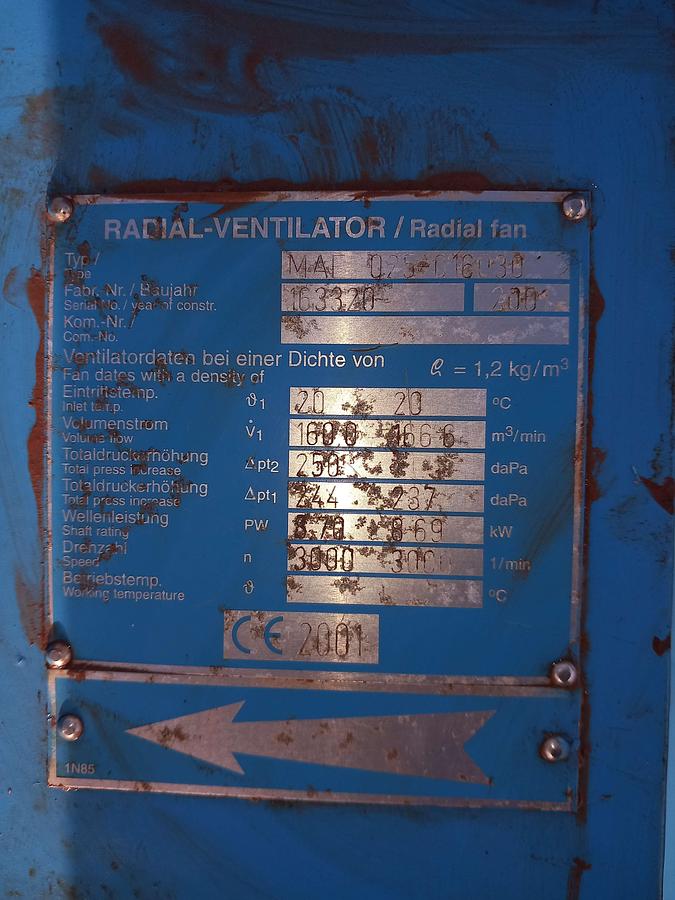 Used Filtro de mangas Hellmich EED 10000