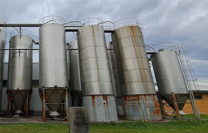 Usado Reservatório de inox de 50.000 Lt