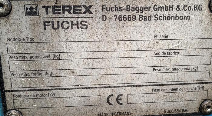 Usado Terex Fuchs MHL 340