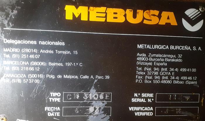 Usado Guilhotina MEBUSA 3106E
