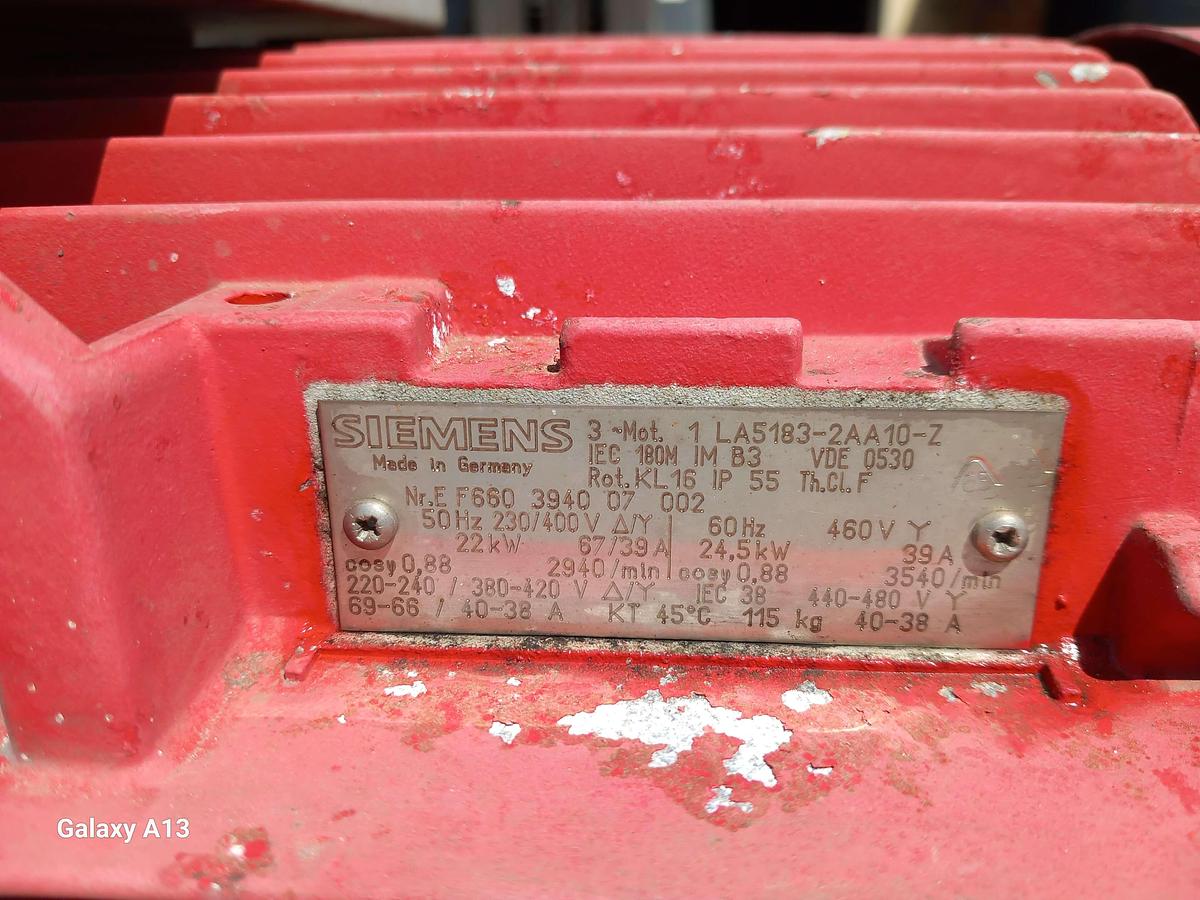 Used Motor com bomba Sulzer Weise ZA25-2315