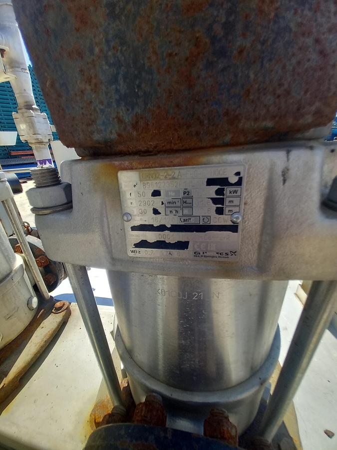 Used Central de bombagem de agua 3 Kw