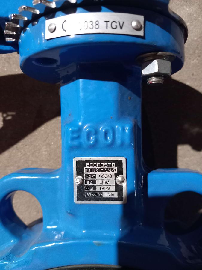 Used 2017 Valvula borboleta manual Ecom DN-150