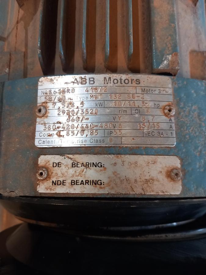 Used Ventilador 7,5 Kw