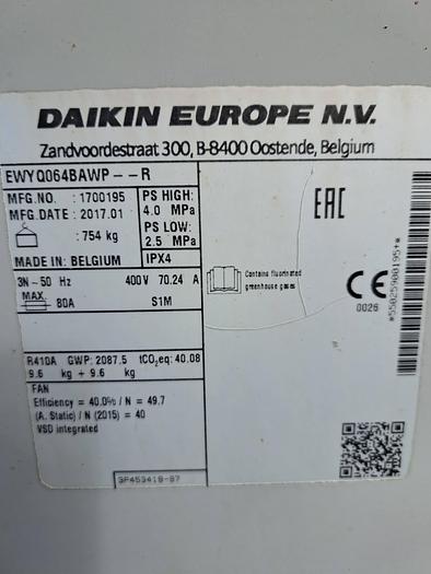 Used Sistema de climatização DAIKIN INVERTER CHAUD EFFICIENCY