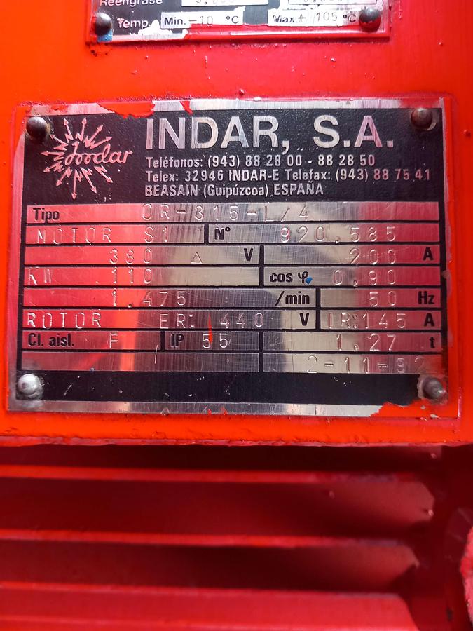 Used INDAR CR-315-L/4