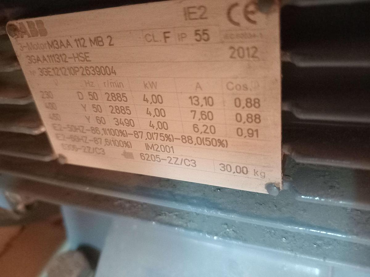 Used Ventilador SODECA de 4 Kw