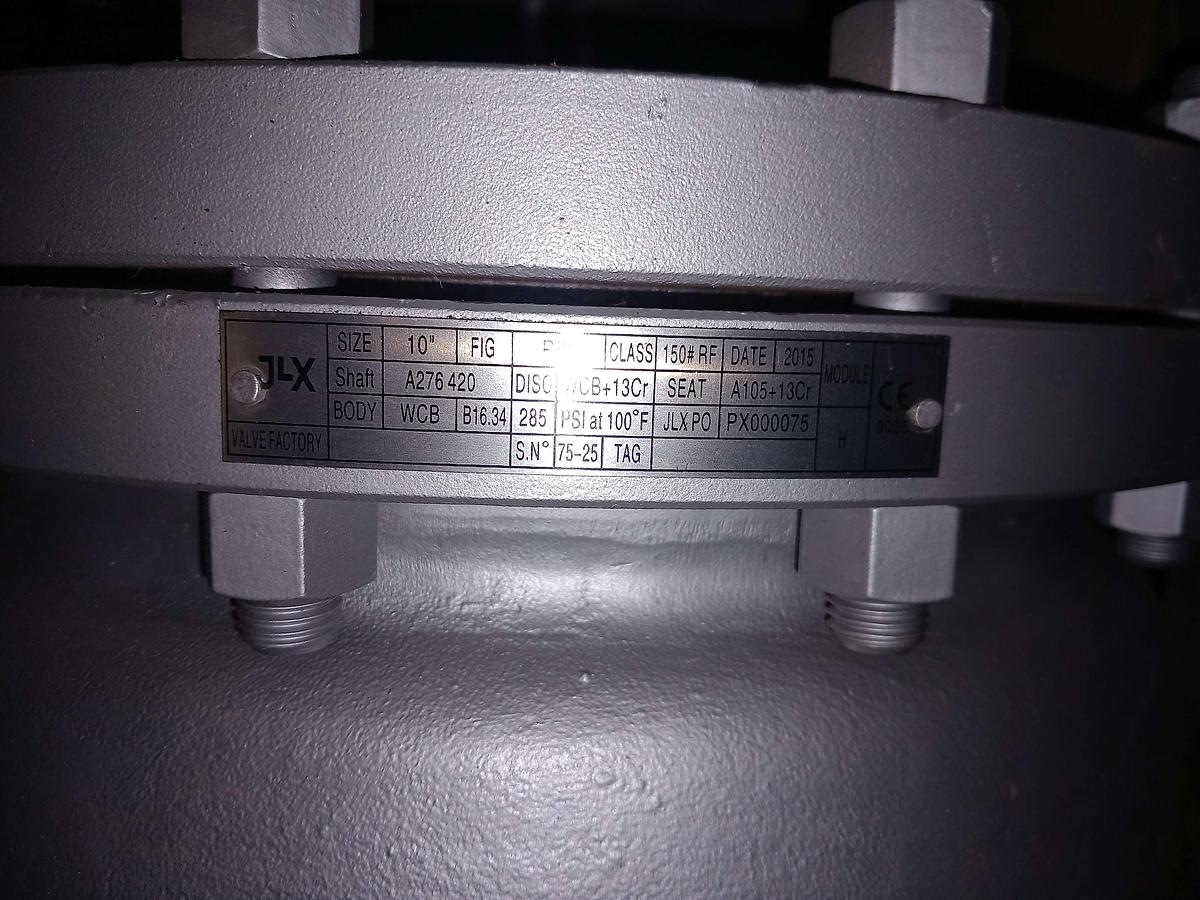 Used 2015 Valvula borboleta JLX WCB DN-250