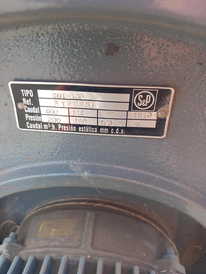 Used Ventilador S&P de 1,1 Kw